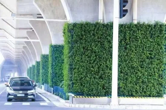 Mur végétal mobile empilable en plastique trois poches extérieur jardin plante verticale tenture murale jardinière